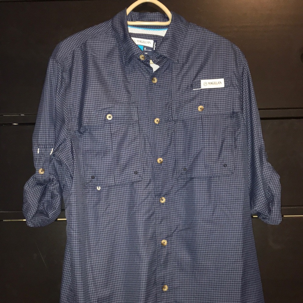 Blue Magellan fishing shirt